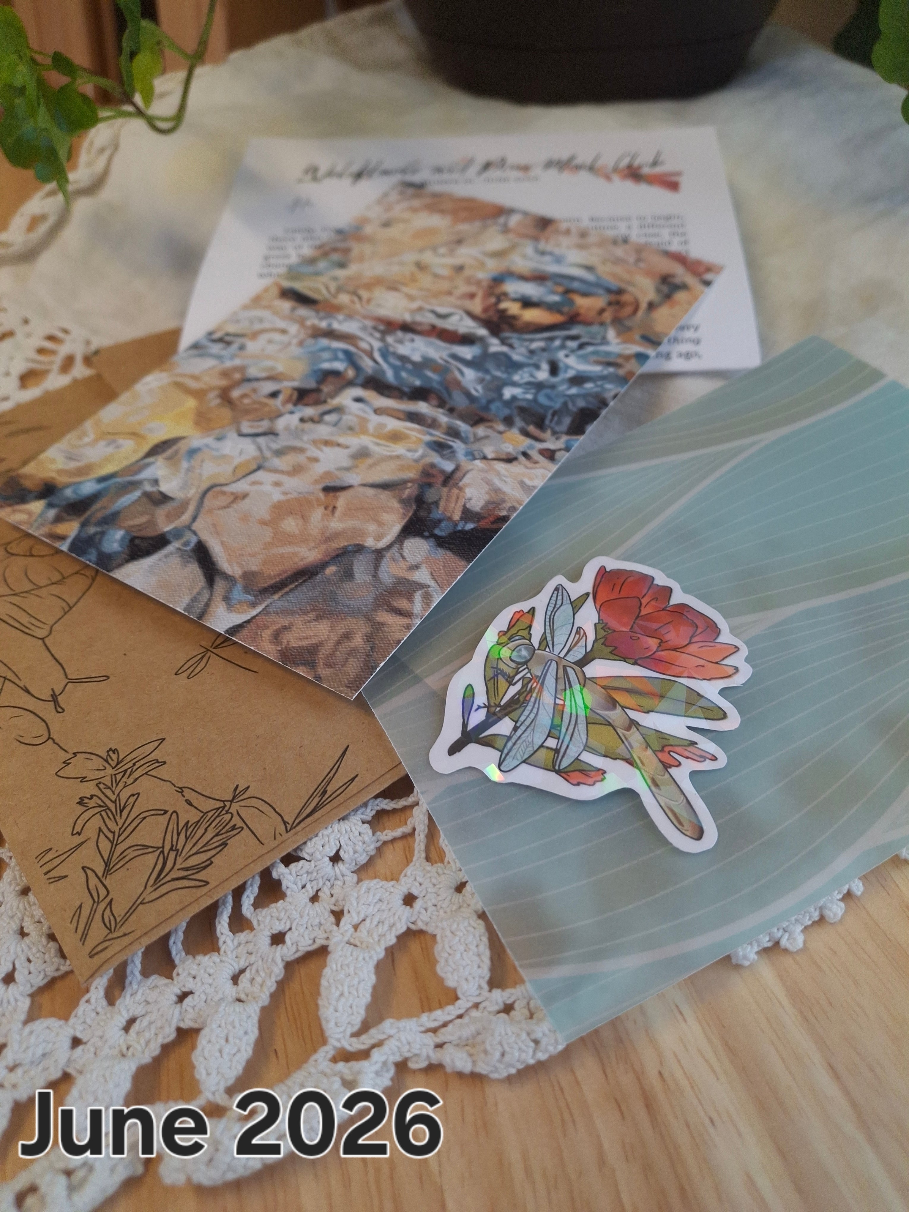 Wildflower and Pine Art Mail Club - Monthly Reoccurring